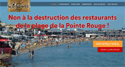 Desktop Screenshot of lescale-restaurant-pointe-rouge.com