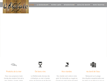 Tablet Screenshot of lescale-restaurant-pointe-rouge.com